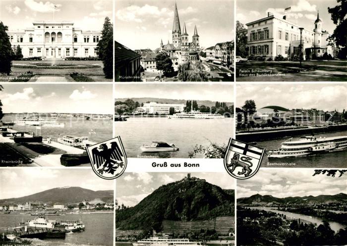 Bonn Rhein Beethovenhalle Palais Schaumburg Haus des Bundeskanzlers