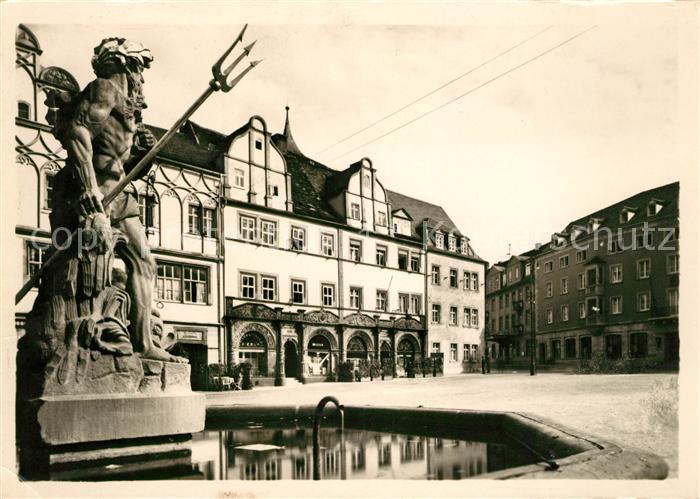 Weimar Thueringen Marktplatz Cranachhaeuser