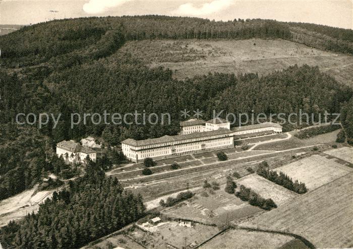 Hoexter Weser Fliegeraufnahme Weserberglandklinik