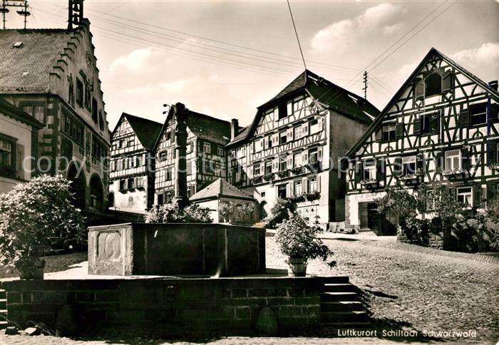 Schiltach Marktplatz Rathaus