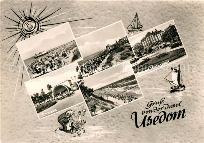 Insel Usedom Seebad Ahlbeck Zinnowitz Bansin Heringsdorf Koserow