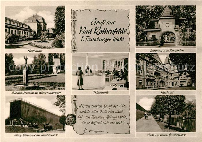 Bad Rothenfelde Badehaus Ponygespanne Gradierwerk Trinkhalle Kurgarten Kurhaus