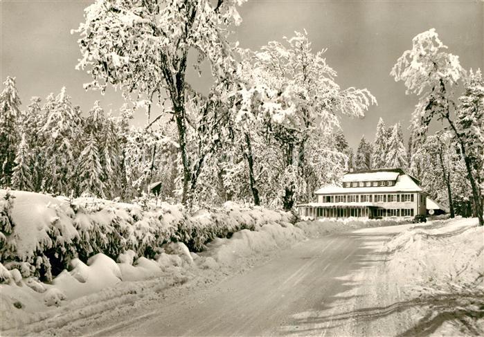 Kaltenbronn Gernsbach Kurhaus Winterlandschaft