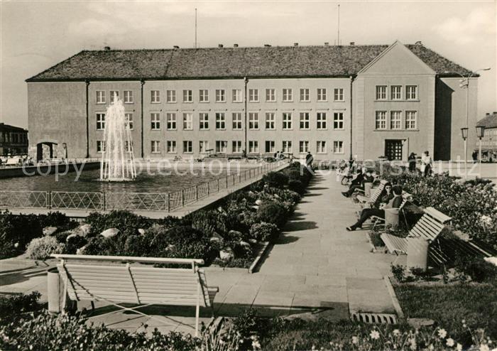 Pasewalk Mecklenburg Vorpommern Ernst Thaelmann Platz Rat des Kreises
