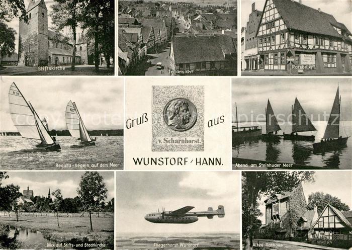 Wunstorf Stiftskirche Ratskeller Regatta Steinhuder Meer Altes Rathaus