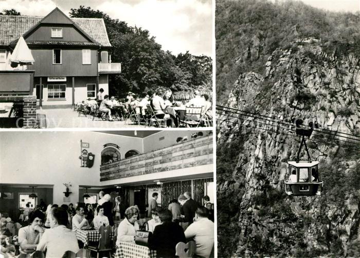 Rosstrappe Harz Region Berghotel Rosstrappenfelsen Personenschwebeban Bodetal