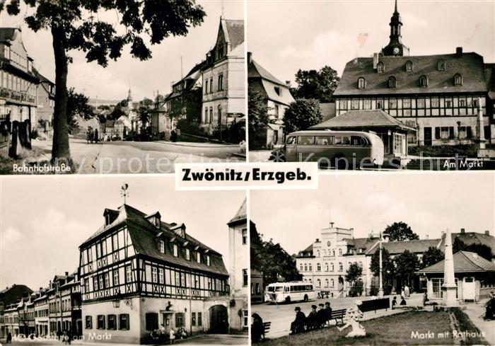 Zwoenitz Bahnhofstrasse Markt Rathaus