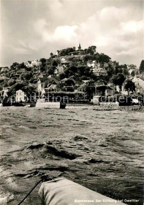 Blankenese Hamburg Sollberg Gewitter