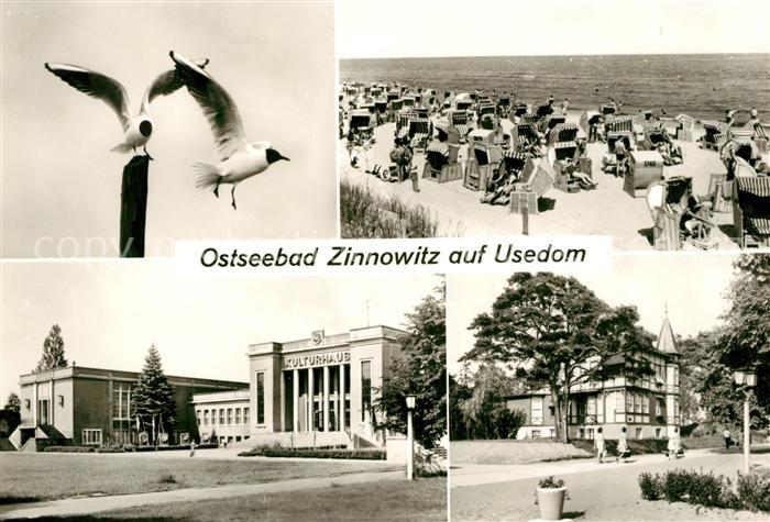 Zinnowitz Ostseebad Strand Kulturhaus