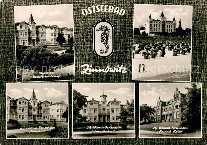 Zinnowitz Ostseebad Strasse der Voelkerfreundschaft IG Wismut Ferienheime