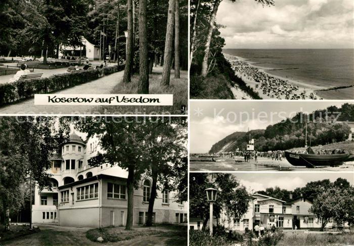 Koserow Ostseebad Usedom Kurplatz FDGB Erholungsheim Walter Ulbricht Kelch Speis