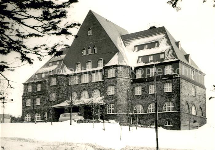 Oberwiesenthal Erzgebirge Hoehensanatorium Sachsenbaude Winter