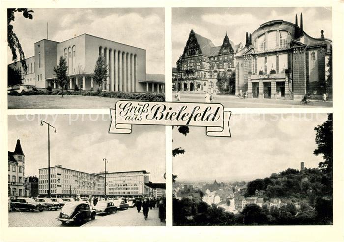 Bielefeld Hauptbahnhof Altes und Neues Rathaus
