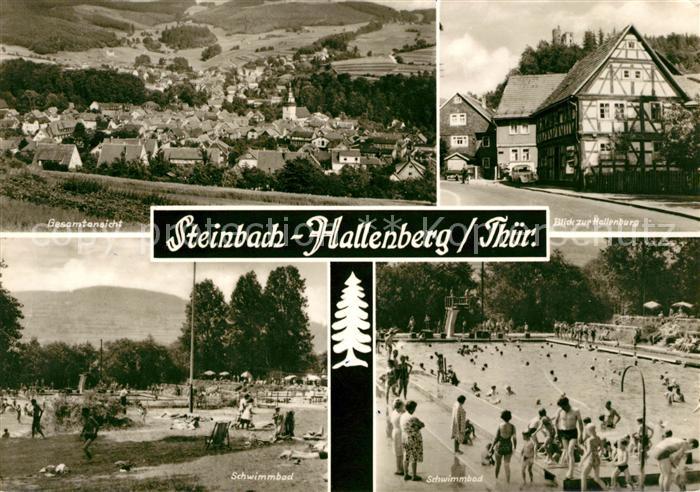 Steinbach Hallenberg Schwimmbad Hallenburg Panorama