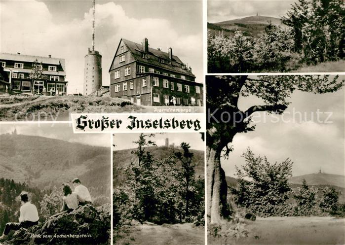 Grosser Inselsberg Aschenbergstein Gasthaus Funkturm Panorama