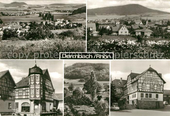 Dermbach Thueringen Rhoen Panoramen Saechsischer Hof