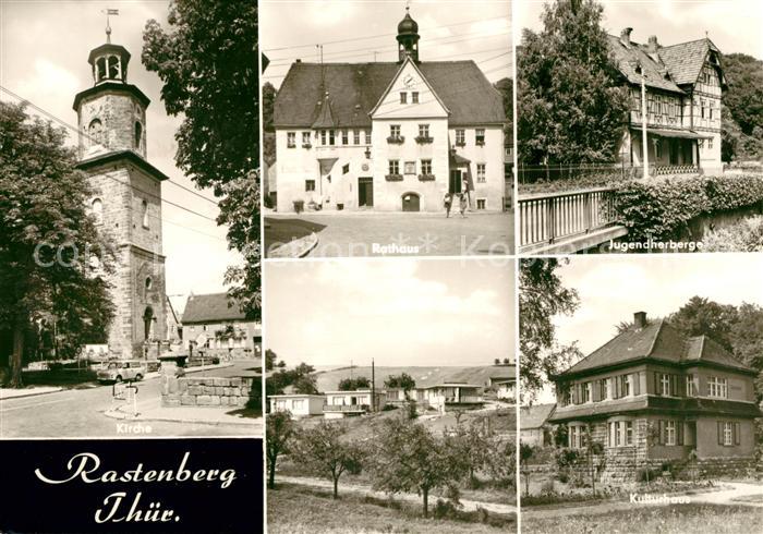 Rastenberg Rathaus Kirche Jugendherberge Kulturhaus
