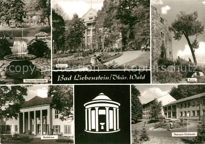 Bad Liebenstein Therapiegebaeude Kurhaus Ruine Badehaus