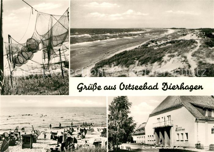 Dierhagen Ostseebad Fischernetze Ernst Moritz Arndt Heim