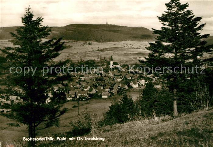Brotterode Panorama Grosser Inselsberg
