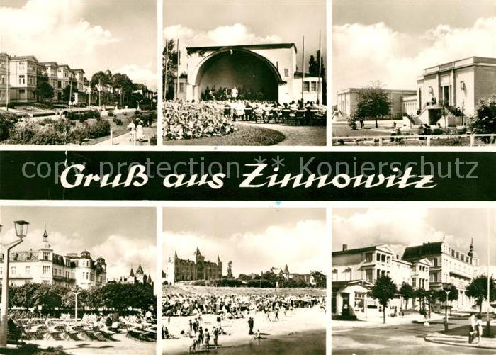 Zinnowitz Ostseebad Konzerthalle Strand Kurpark