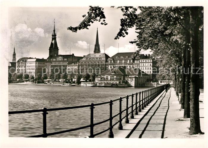 Hamburg Binnenalster Jungfernstieg