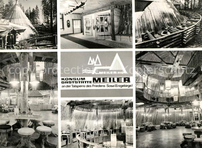 Sosa Erzgebirge Talsperre des Friedens Konsumgaststaette Meiler