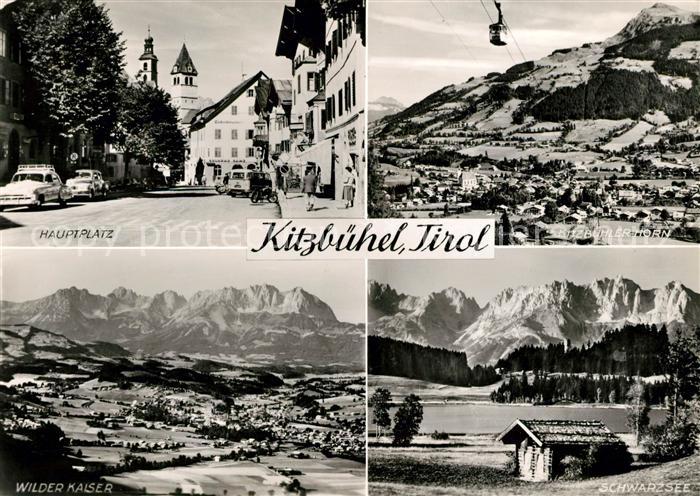 Kitzbuehel Tirol Wilder Kaiser Kitzbuehler Horn Schwarzsee