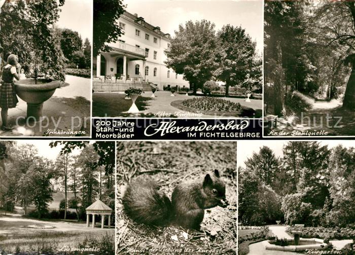 Alexandersbad Bad Trinkbrunnen Stahlquelle Luisenquelle Kurgarten Hansi Eichhoer