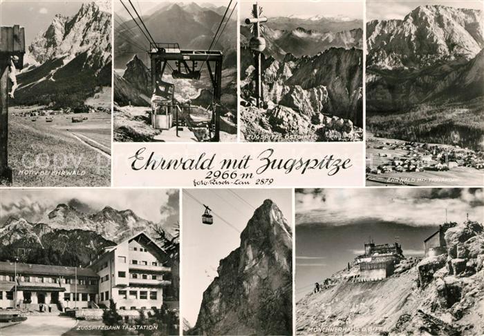 Ehrwald Tirol Zugspitze Zugspitzbahn Talstation Ostgipfel Muenchnerhaus