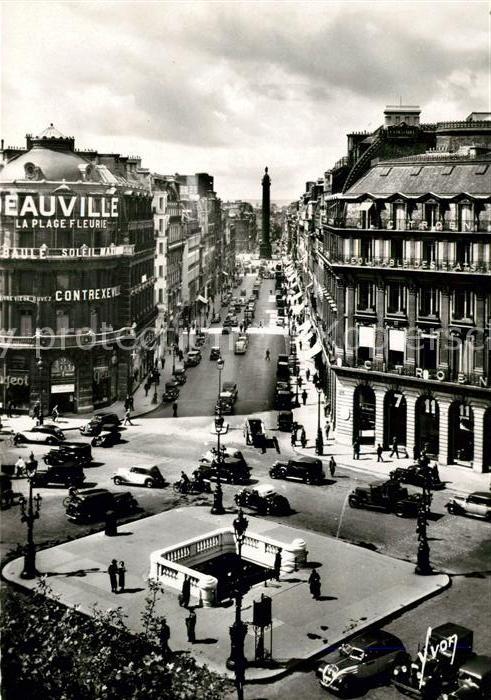 Paris Rue de la Paix Colonne Vendome