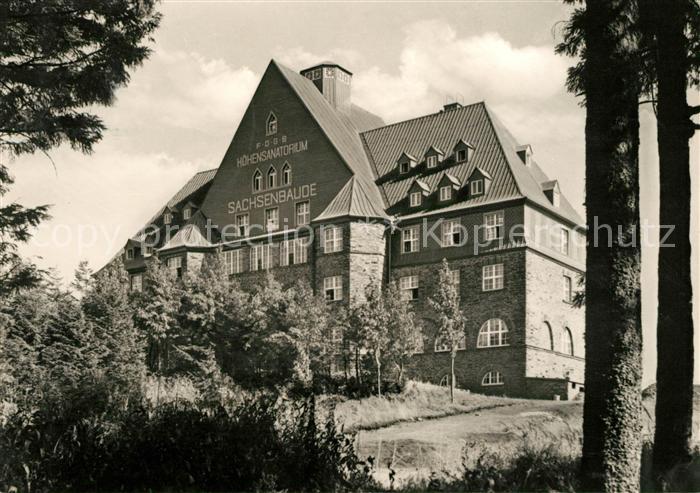 Oberwiesenthal Erzgebirge Hoehensanatorium Sachsenbaude