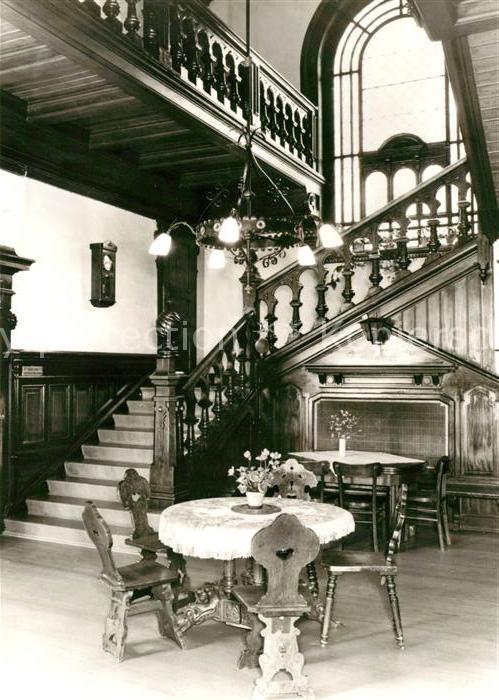 Rathen Saechsische Schweiz Erholungsheim Friedensburg Diele