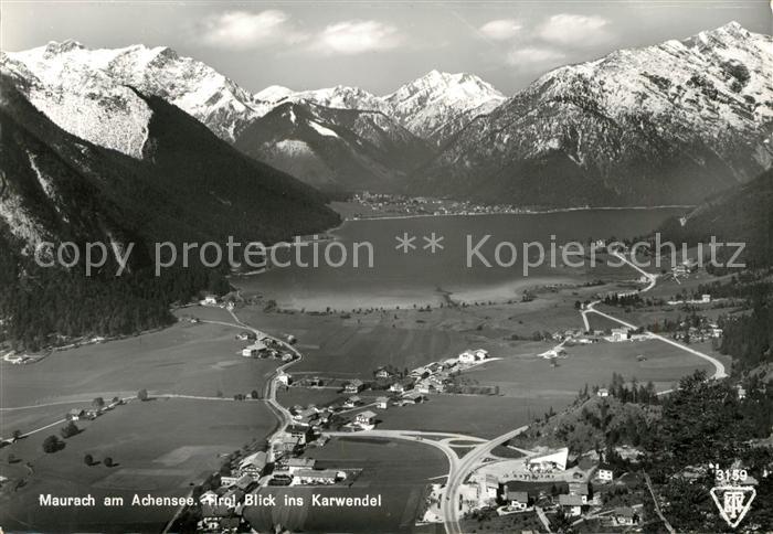 Maurach Achensee Fliegeraufnahme Karwendel