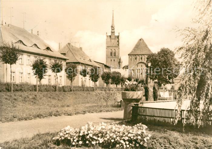 Usedom Anklamer Tor Marienkirche