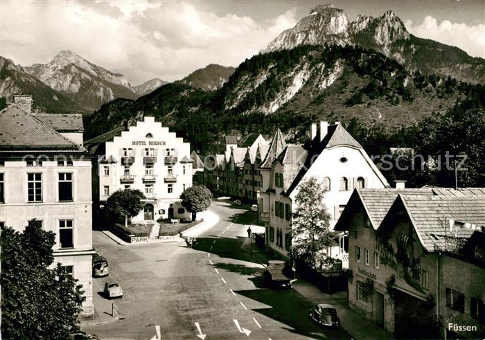 Fuessen Allgaeu Schulhausplatz Sebastianstrasse