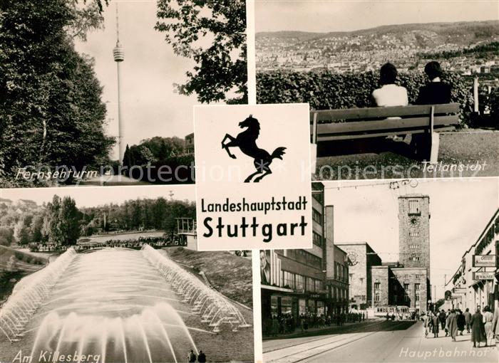 STUTTGART  CITY Fernsehturm Killesberg Hauptbahnhof