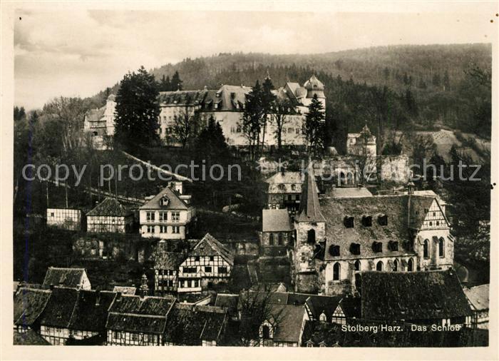 Stolberg Harz Schloss Panorama
