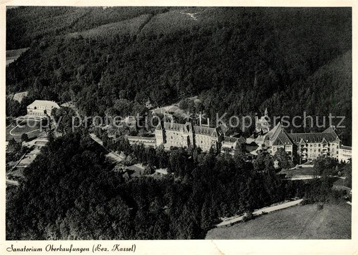 Oberkaufungen Fliegeraufnahme Sanatorium