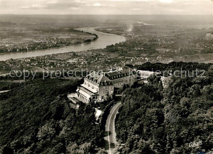 Petersberg Koenigswinter Fliegeraufnahme Hotel