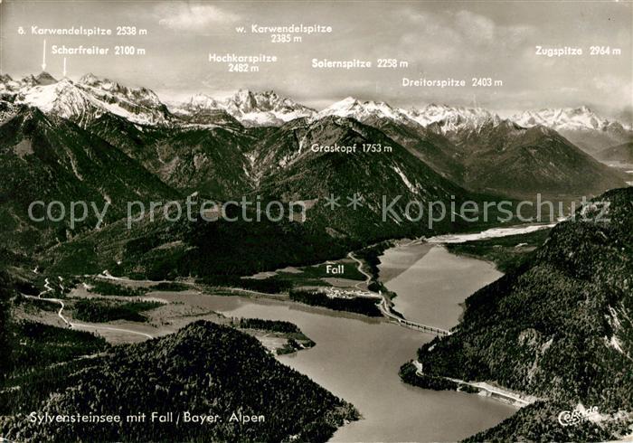 Sylvensteinsee Lenggries Fall Bergketten