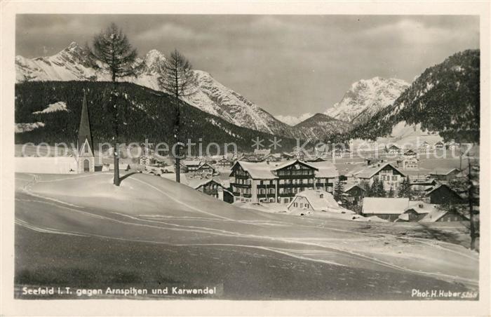 Seefeld Tirol Karwendel Winter Panorama