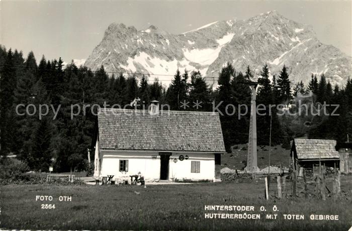 Hinterstoder Hutererboeden Totes Gebirge