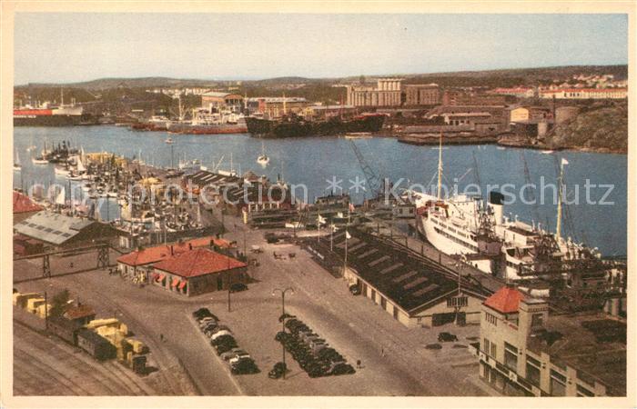 Goeteborg Fliegeraufnahme Hafen