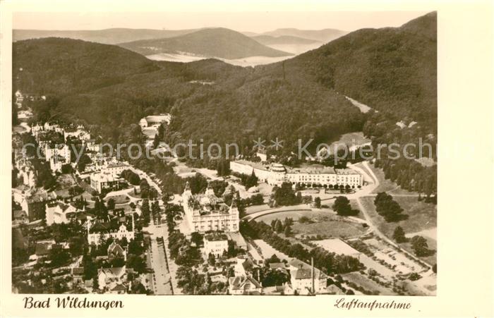 Bad Wildungen Fliegeraufnahme