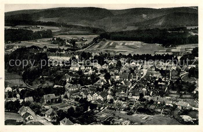 Iburg Teutoburger Wald Fliegeraufnahme