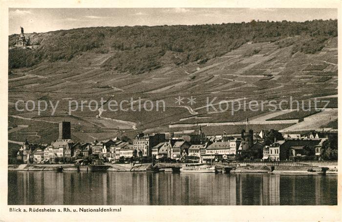 Ruedesheim Rhein Nationaldenkmal