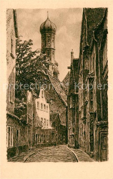 Augsburg Kohlengasse Heiligkreuz