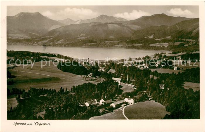 Gmund Tegernsee Fliegeraufnahme