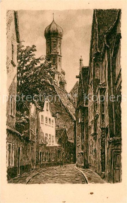 Augsburg Kohlengasse Heiligkreuz